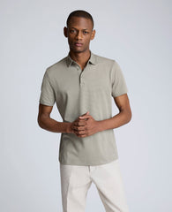 Shop Sage Two-Toned Knit Polo – Soft, Stretchy & Breathable | Kenneth Cole SAGE
