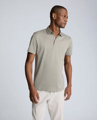 Shop Sage Two-Toned Knit Polo – Soft, Stretchy & Breathable | Kenneth Cole SAGE