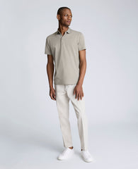 Shop Sage Two-Toned Knit Polo – Soft, Stretchy & Breathable | Kenneth Cole SAGE