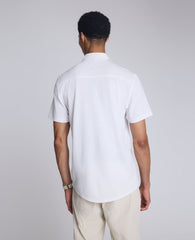 Shop Short Sleeve Sportshirt: White, Chest Pocket | KC | Kenneth Cole WHITE