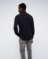 Men’s Stretch Button-Down Shirt with Pocket – Black | KC | Kenneth Cole BLACK