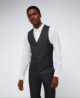 Gunmetal Slim-Fit Suit Vest – Kenneth Cole Reaction Flex | Kenneth Cole GUNMETAL