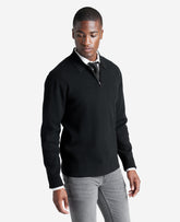 Shop Men’s Long Sleeve Polo Sweater – Black | Kenneth Cole | Kenneth Cole BLACK