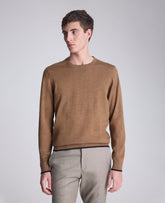 Heather Brown Crew Neck Sweater – Classic Fit | Kenneth Cole | Kenneth Cole HEATHER BROWN