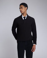 Quarterzip Pullover Sweater | Kenneth Cole DARK BROWN
