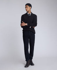 Quarterzip Pullover Sweater | Kenneth Cole DARK BROWN