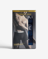 Shop 3-Pack Navy Micro Stretch Boxer Briefs for Men | KC | Kenneth Cole NAVY/BLUE