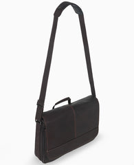Leather Messenger Bag – 15.6” Laptop Ready | Kenneth Cole | Kenneth Cole BROWN