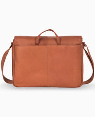 Leather Messenger Bag – 15.6” Laptop Ready | Kenneth Cole | Kenneth Cole COGNAC