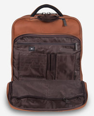 Colombian Leather Backpack | Kenneth Cole COGNAC