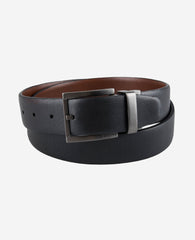Stretch Reversible Logo Inset Tab Belt | Kenneth Cole BROWN/BLACK