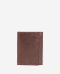 Shop Crunch Leather RFID Slimfold Wallet | Kenneth Cole | Kenneth Cole BROWN