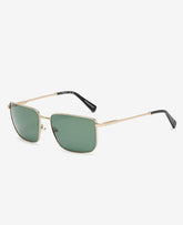 Square Titanium Sunglasses | Kenneth Cole GOLD