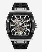 Shop Men’s Skeleton Automatic Silicone Watch | Kenneth Cole | Kenneth Cole BLACK