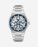 Men’s Skeleton Automatic Watch—Blue Dial | Kenneth Cole | Kenneth Cole SILVER