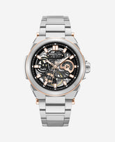 Kenneth Cole Skeleton Automatic Watch for Men – Silver/Rose | Kenneth Cole SILVER