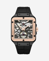 Square Skeleton Automatic Rose Gold Watch | Kenneth Cole | Kenneth Cole BLACK