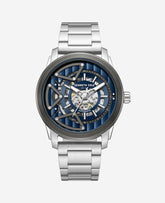 Shop Skeleton Automatic Silver Bracelet Watch | Kenneth Cole | Kenneth Cole SILVER
