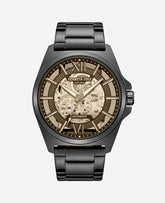 Shop Men’s Skeleton Automatic Bracelet Watch, Neutral | KC | Kenneth Cole BLACK