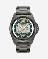 Shop Men’s Skeleton Automatic Bracelet Watch | KC Timepiece | Kenneth Cole GUN
