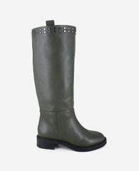 Scorpio Leather Stud Boot | Kenneth Cole CHARCOLE LEATHER