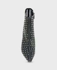 Quincy Mesh Micro Stud Heel Ankle Bootie | Kenneth Cole BLACK MESH