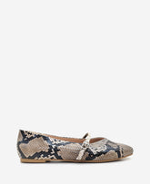 Shop Magnolia Snakeskin Ballet Flat – Taupe | Kenneth Cole | Kenneth Cole TAUPE SNAKE