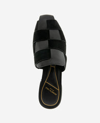Faina Leather Fisherman Slide Sandal – Black | Kenneth Cole | Kenneth Cole BLACK LEATHER