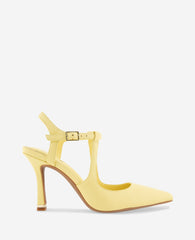 Romi Leather Ankle Slingback Heel | Kenneth Cole BUTTER YELLOW
