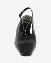Aerial Leather Slingback Heel | Kenneth Cole BLACK LEATHER