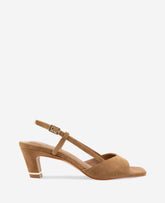 Anna Suede Open Toe Slingback Sandal | Kenneth Cole BROWN SUEDE