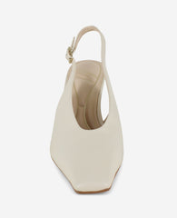 Aerial Leather Slingback Heel | Kenneth Cole IVORY LEATHER
