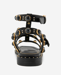 Ruby Leather Jewel Gladiator Sandal | Kenneth Cole BLACK