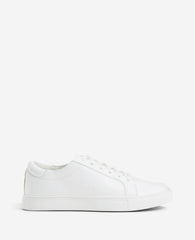 Women’s Leather Kam Sneaker | White Casual Lace-Up Shoe | Kenneth Cole WHITE