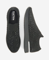 Women's Cameron Jewel Slip-On Sneaker with Sparkle | KC | Kenneth Cole BLACK
