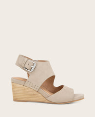 Tilly Nubuck Wedge Sandal | Gentle Souls by Kenneth Cole | Kenneth Cole MUSHROOM NUBUCK
