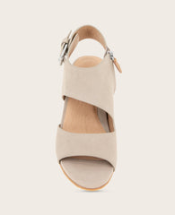 Tilly Nubuck Wedge Sandal | Gentle Souls by Kenneth Cole | Kenneth Cole MUSHROOM NUBUCK