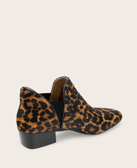 GENTLE SOULS - Fran Leopard Calf Hair Bootie | Kenneth Cole LEOPARD HAIRCALF