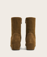 GENTLE SOULS - Ella Micro Suede Stretch Bootie | Kenneth Cole CHOCOLATE