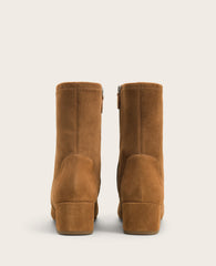 Shop Ella Micro Suede Stretch Bootie – Cognac | Gentle Souls | Kenneth Cole COGNAC