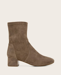 Shop Gentle Souls Ella Suede Stretch Bootie | Kenneth Cole | Kenneth Cole ALMOND