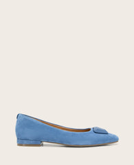 Shop Hanette Suede Flat Blue | Gentle Souls by Kenneth Cole | Kenneth Cole BLUE SUEDE