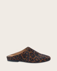 Shop Wanda Leopard Calf Hair Mule Flat | Gentle Souls KC | Kenneth Cole LEOPARD CALF HAIR