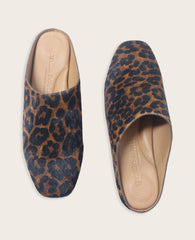 Shop Wanda Leopard Calf Hair Mule Flat | Gentle Souls KC | Kenneth Cole LEOPARD CALF HAIR