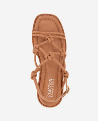 Essa Rust Woven Platform Sandal | Kenneth Cole Reaction | Kenneth Cole RUST