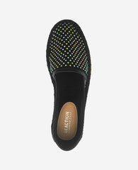 REACTION - Bonne Crystal Mesh Espadrille | Kenneth Cole BLACK CRYSTAL MESH