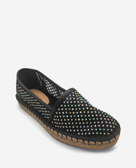 REACTION - Bonne Crystal Mesh Espadrille | Kenneth Cole BLACK CRYSTAL MESH