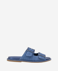 REACTION - The Sydney Slip On Denim Sandal | Kenneth Cole DENIM