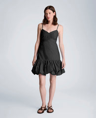 Buy Women's Sweetheart Bubble Flounce Mini Dress, Black | Kenneth Cole BLACK