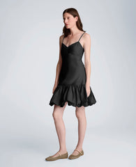 Buy Women's Sweetheart Bubble Flounce Mini Dress, Black | Kenneth Cole BLACK